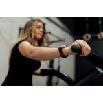 Hirsch Ayrton Fekete/Piros Fekete csattal óraszíj - 20mm / L -120/80mm