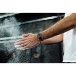 Hirsch Robby Fekete/Narancssárga óraszíj - 20mm / L -120/80mm