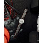 Hirsch Robby Fekete/Narancssárga óraszíj - 20mm / L -120/80mm