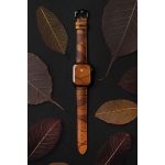 Hirsch Leaf Barna óraszíj - 22mm / L -120/80mm