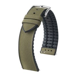 Hirsch Arne Zöld óraszíj - 21mm / L -120/80mm Hirsch Arne Zöld óraszíj - 21mm / L -120/80mm