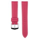 Hirsch Lindsey Sötétrózsaszín óraszíj - 20mm / M - 110/70mm