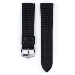 Hirsch James Fekete óraszíj - 18mm / L -120/80mm
