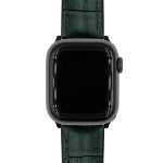 Hirsch Paul Sötétzöld óraszíj - 22mm / L -120/80mm
