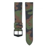 Hirsch John Terepmintás Zöld óraszíj - 20mm / L -120/80mm