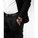 Hirsch Arne Fekete Apple Watch óraszíj - 20mm / L -120/80mm