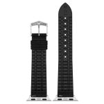 Hirsch Arne Fekete Apple Watch óraszíj - 22mm / L -120/80mm