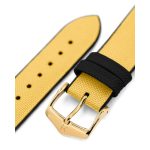 Hirsch Arne Citromsárga óraszíj - 20mm / L -120/80mm