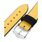 Hirsch Arne Citromsárga óraszíj - 20mm / L -120/80mm