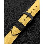 Hirsch Arne Citromsárga óraszíj - 20mm / L -120/80mm