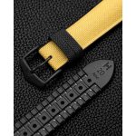 Hirsch Arne Citromsárga óraszíj - 20mm / L -120/80mm