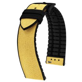 Hirsch Arne Citromsárga óraszíj - 22mm / L -120/80mm