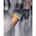 Hirsch Arne Citromsárga óraszíj - 22mm / L -120/80mm