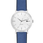 Hirsch Arne Kék óraszíj - 20mm / L -120/80mm