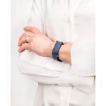 Hirsch Arne Kék óraszíj - 20mm / L -120/80mm