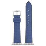 Hirsch Arne Kék Apple Watch óraszíj - 20mm / L -120/80mm