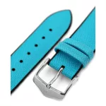 Hirsch Arne Türkizkék óraszíj - 22mm / L -120/80mm