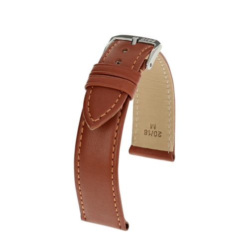 Rios Toscana Bőr Óraszíj Konyakbarna - 18mm / M/L - 114/82mm