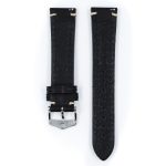 Hirsch Liberty Fekete óraszíj - 24mm / L -120/80mm