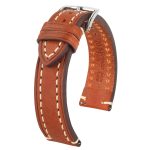Hirsch Liberty Világosbarna óraszíj - 20mm / L -120/80mm