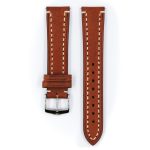 Hirsch Liberty Világosbarna óraszíj - 20mm / L -120/80mm