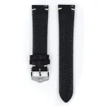 Hirsch Liberty Fekete óraszíj - 22mm / XL - 120/100mm