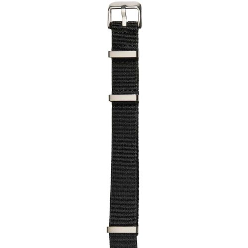 Herzog STRECH NATO óraszíj Fekete - 20mm / M/L -270mm