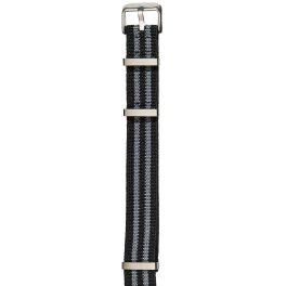 Herzog STRECH NATO óraszíj JAMES BOND" FEKETE ÉS SZÜRKE - 22mm / M/L -270mm   Herzog STRECH NATO óraszíj JAMES BOND" FEKETE ÉS SZÜRKE - 22mm / M/L -270mm