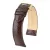 Hirsch Crocograin Sötétbarna  óraszíj - 8mm / M - 110/70mm
