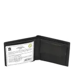 Friedrich bőr pénztrárca RFID és NFC blokkolóval adatlopás ellen fekete 