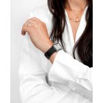 Hirsch Forest Fekete óraszíj - 18mm / L -120/80mm