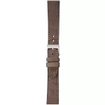 Herzog Piemont Szürkésbarna óraszíj - 20mm / M/L - 115/75mm