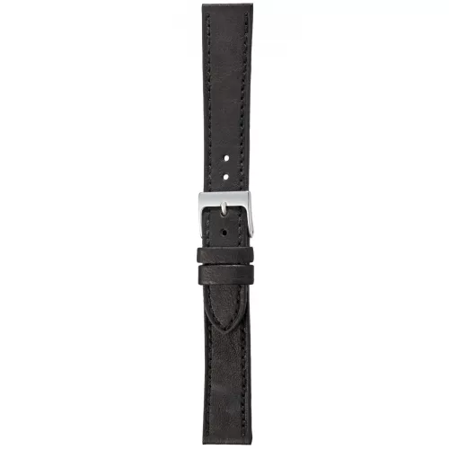 Herzog Piemont Fekete óraszíj - 16mm / M/L - 115/75mm