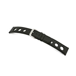 Rios Racing Óraszíj Fekete - 20mm / M/L - 114/82mm Rios Racing Óraszíj Fekete - 20mm / M/L - 114/82mm