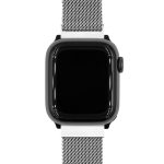 Hirsch Milánói Ezüst Mágneses Apple Watch Óraszíj