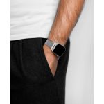 Hirsch Milánói Ezüst Mágneses Apple Watch Óraszíj