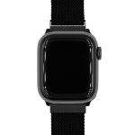 Hirsch Milánói Fekete Mágneses Apple Watch Óraszíj