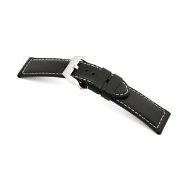 Rios Firenze Panerai Fekete óraszíj - 24mm / M/L - 115/75mm   Rios Firenze Panerai Fekete óraszíj - 24mm / M/L - 115/75mm