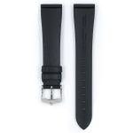 Hirsch Urbane Kaucsuk Fekete óraszíj - 22mm / L -120/80mm