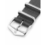 Hirsch RUSH RECYCLE NATO óraszíj antracitszürke - 22mm / M/L -296mm