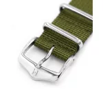 Hirsch RUSH RECYCLE NATO óraszíj zöld -  22mm / XL - 296+mm