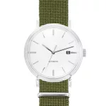 Hirsch RUSH RECYCLE NATO óraszíj zöld -  22mm / XL - 296+mm
