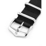 Hirsch RUSH RECYCLE NATO óraszíj fekete -  20mm / XL - 296+mm