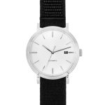 Hirsch Vocem fekete óraszíj - 22mm / L -120/80mm