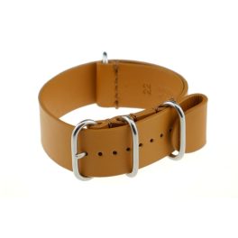   Rios Athens Bőr Nato Óraszíj Mézbarna - 22mm/L/XL - 290mm