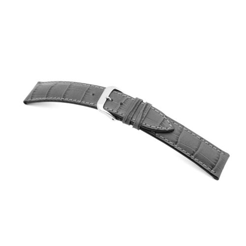 Rios Louisiana Óraszíj Szürke - 20mm/ M/L - 114/82mm