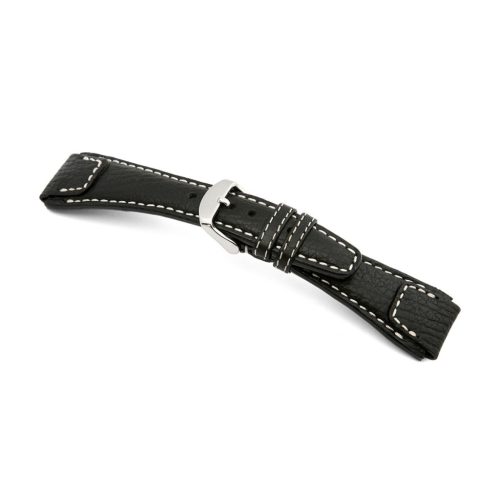Rios Nature Óraszíj Fekete - 22mm/ M/L - 114/82mm