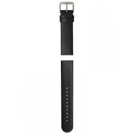 Herzog Apfel-Vegan Fekete óraszíj - 16mm / M/L - 115/75mm