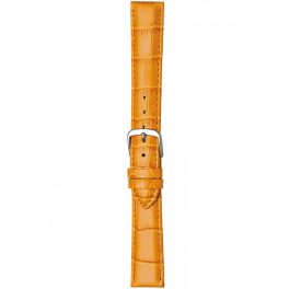   Herzog LOUISIANA Narancssárga óraszíj - 18mm / M/L - 115/75mm