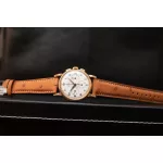 Herzog Struccbőr Aranybarna óraszíj - 16mm / M/L - 115/75mm